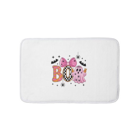 Preppy Spooky Halloween-boek Badmat (Voorkant)