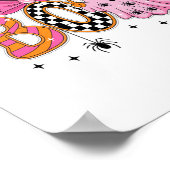 Preppy Spooky Halloween-boek Poster (Hoek)