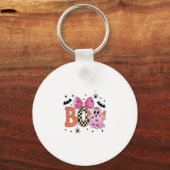 Preppy Spooky Halloween-boek Sleutelhanger (Voorkant)