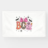 Preppy Spooky Halloween-boek Spandoek (Horizontaal)