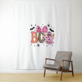 Preppy Spooky Halloween-boek Wandkleed (In situ)