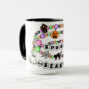 Preppy Spooky Seizoen Halloween Vriendschap Armban Mok