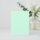preppy spring color pastel matroos green mint briefkaart (Staand voorkant)