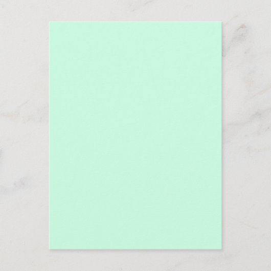 preppy spring color pastel matroos green mint briefkaart (Voorkant)
