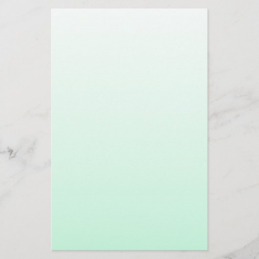 preppy spring color pastel matroos green mint briefpapier (Voorkant)
