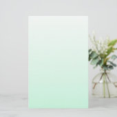 preppy spring color pastel matroos green mint briefpapier (Staand voorkant)