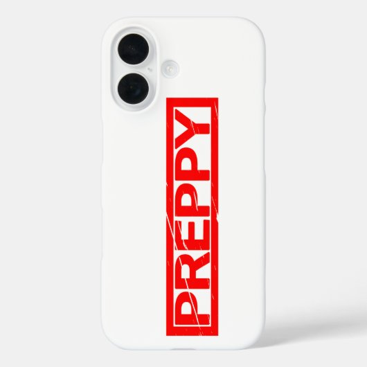 Preppy Stamp Case-Mate iPhone Case (Achterkant)