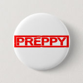 Preppy Stamp Ronde Button 5,7 Cm (Voorkant)