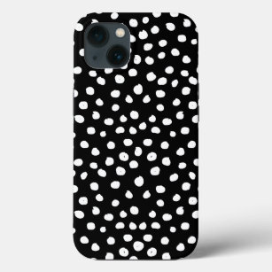 Preppy Stippen Modern Black White Animal Print Spo Case-Mate iPhone Case