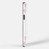 Preppy Strawberry Pink Gingham Bows gepersonalisee Case-Mate iPhone Case (Achterkant / Rechts)