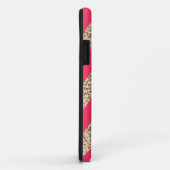 Preppy Stripes in Gold Glitter Case-Mate iPhone Case (Achterkant/rechts)