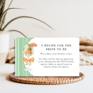 Preppy Stripes Love bij First Spritz Vrijgezellenf Informatiekaartje