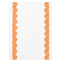Preppy Summer Citrus Sinaasappelschijf Rand