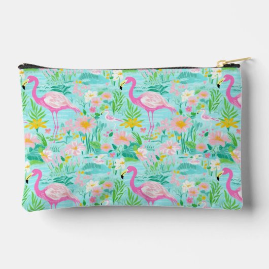 Preppy Summer Flamingo | Monogram Etui (Achterkant)