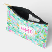 Preppy Summer Flamingo | Monogram Etui (Open)
