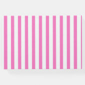 Preppy Summer Flamingo | Monogram Gastenboek (Achterkant)