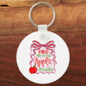 Preppy Take Me To The Orchard Coquette Bow  Sleutelhanger (Voorkant)