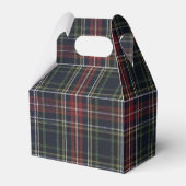 Preppy Tartan Plaid Christmas Party Favor Boxes Bedankdoosjes (Achterkant)