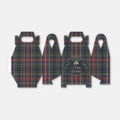 Preppy Tartan Plaid Christmas Party Favor Boxes Bedankdoosjes (Uitgevouwen)