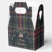 Preppy Tartan Plaid Christmas Party Favor Boxes Bedankdoosjes (Geopend)