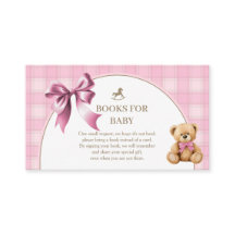 Preppy Teddybeer Roze Plaid Boeken voor Baby Bijla