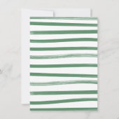 Preppy Tennis Boy Baby shower Kaart (Achterkant)