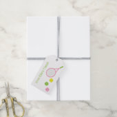 Preppy Tennis Gepersonaliseerde Gift Labels Cadeaulabel (Met Touw)