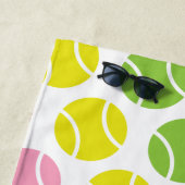 Preppy Tennis Gepersonaliseerde strandlaken (In situ)