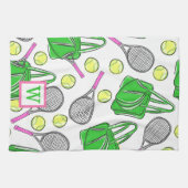 Preppy Tennis Klassiek Monogram Theedoek (Horizontaal)