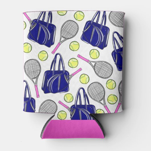 Preppy Tennis Navy Blikjeskoeler (Voorkant)