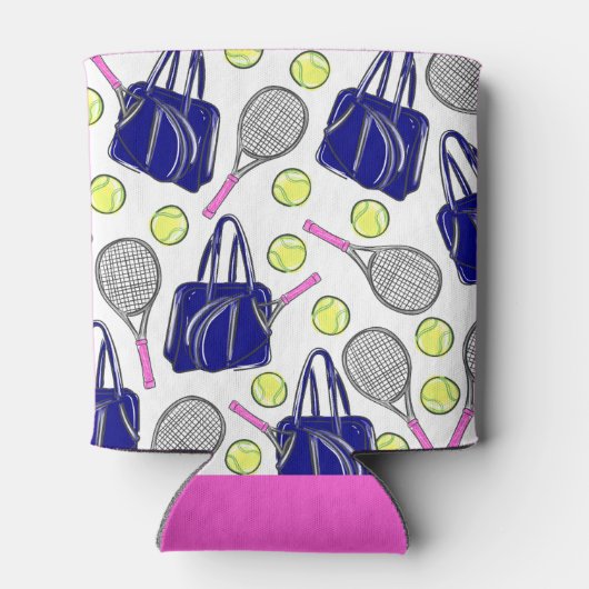 Preppy Tennis Navy Blikjeskoeler (Achterkant)