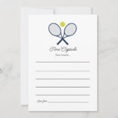 Preppy Tennis Verjaardagstijdscapsule (Voorkant)