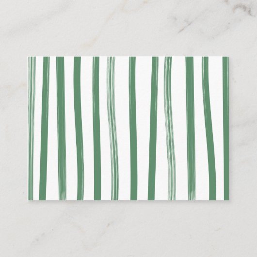 Preppy Tennis waslijn Luier Raffle kaart (Achterkant)