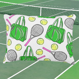 Preppy tennisrackets / sport accent kussen