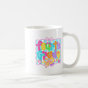 Preppy Terug naar school 4e klas Coquette Strik Me Koffiemok