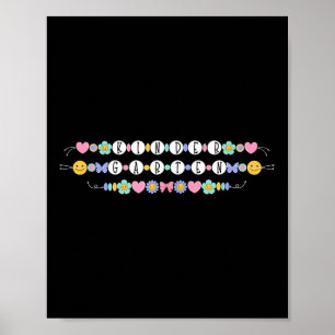 Preppy Terug naar school Kindergarten Armband Lera Poster