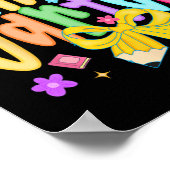 Preppy terug naar school kleuterschool Coquette st Poster (Hoek)