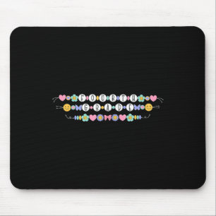 Preppy Terug naar school Vierde klas Armband Leraa Muismat