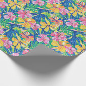 Preppy Tropical Wrapping Paper Cadeaupapier (Hoek)