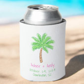 Preppy Tropische Pam Tree Wedding Favoriet Blikjeskoeler