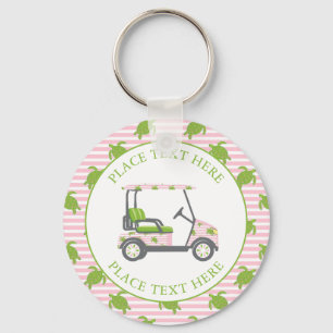 Preppy Turtles Golfkar Sleutelhanger
