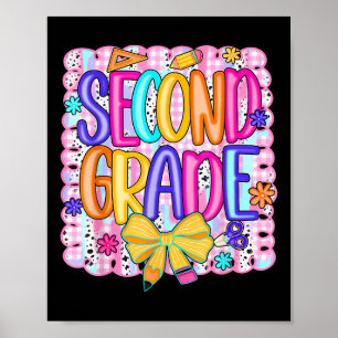 Preppy Tweede 2e Klas Terug naar School Coquette S Poster
