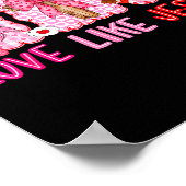 Preppy Valentine Christian Love Like Jesus Men Wom Poster (Hoek)