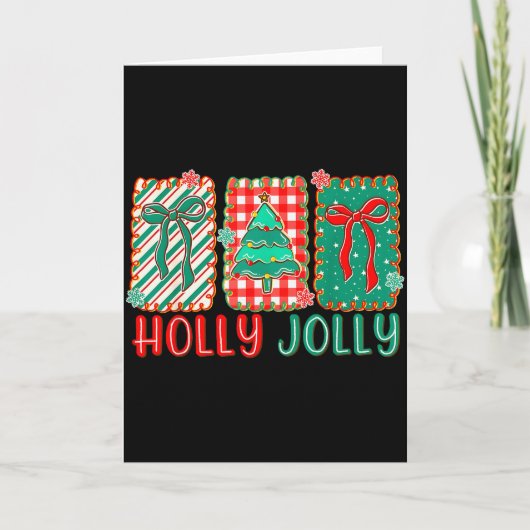Preppy Vreugde Voor De Wereld Kerst Grootste Gesch Kaart (Voorkant)