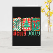 Preppy Vreugde Voor De Wereld Kerst Grootste Gesch Kaart (Gele Bloem)