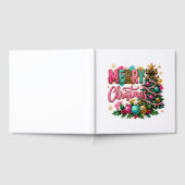 Preppy vrolijk kerstfeest gastenboek (Volledig)