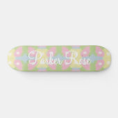 Preppy Watercolor Skateboard (Horizontaal)