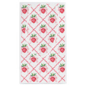 Preppy Waterverf aardbeien bessen zoet Klein Cadeauzakje (Achterkant)