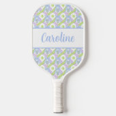 Preppy Waterverf Argyle Pickleball Paddles (Voorkant)