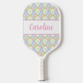 Preppy Waterverf Argyle Pickleball Paddles (Voorkant)